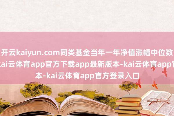 开云kaiyun.com同类基金当年一年净值涨幅中位数为11.94%-kai云体育app官方下载app最新版本-kai云体育app官方登录入口